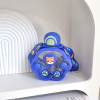 Gobelet à paille pour enfants avec sangle – Design éco-responsable motif dessin animé, compatible lave-vaisselle, prêt pour la rentrée scolaire, tasse portable pour boissons