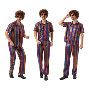 Bộ sưu tập trang phục thập niên 70 vài trang phục vũ trường thập niên 60 hip-hop CA SĨ khiêu vũ sân khấu quần áo Saturday đêm sốt Retro Hippie - Product Image 6