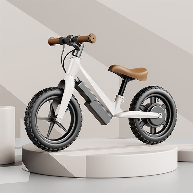 Popular 24v Kids Electric Bicycle Good Quality Children Electric Balance Bike for Kids 12in Moped Style Electric Bike