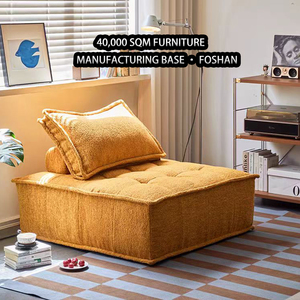 Divano Modulare Monoposto in Tessuto Compresso Sottovuoto per Grandi Ville, Appartamenti, Soggiorni, Scuole e Fabbriche - Product Image 2