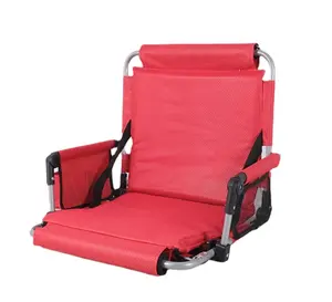 Hangrui kursi bangku Oxford lipat portabel, untuk tempat duduk perjalanan dan Stadion