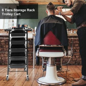 Chariot de Salon Professionnel à Roulettes avec Plateau, Équipement de Beauté et de Tatouage, Mobilier de Salon, Rangement Moderne pour Outils Scolaires, Garantie 2 Ans - Product Image 2