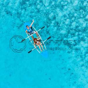 Pagaie de bateau en plastique bon marché, canoë à fond <span class=keywords><strong>Transparent</strong></span>, Double <span class=keywords><strong>Kayak</strong></span> <span class=keywords><strong>Transparent</strong></span> en plastique pour 2 personnes - Product Image 4