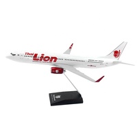 Modèle d'avion B737-900ER Lion Air en résine personnalisé, cadeau d'affaires, artisanat européen