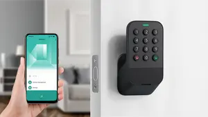 Wi-Fi im freien biometrische fingerabdruck-Sicherheit US-Smart-Türschloss Tastatur elektronisches Schloss intelligentes Deadbolt-Türschloss für Hotelzimmer