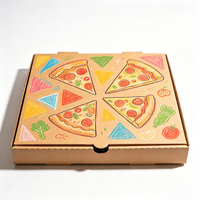 Unbedruckte Pizzakartons Fettdichter DIY-Malerei-Karton für Partys Individuelles Logo Großhandel