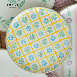 <span class=keywords><strong>Set</strong></span> di Stoviglie in Ceramica Joyye Spring con <span class=keywords><strong>Design</strong></span> Dipinto a Mano di Fiori Selvatici e Insetti, Stile Rustico da <span class=keywords><strong>Giardino</strong></span> in Argilla Naturale - Product Image 6