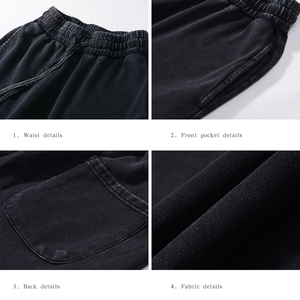 Quần jogger nam rộng thùng thình, chất liệu dày dặn 380 gsm, kiểu dáng oversized, giặt acid, may theo yêu cầu, ống rộng, trơn màu - Product Image 6