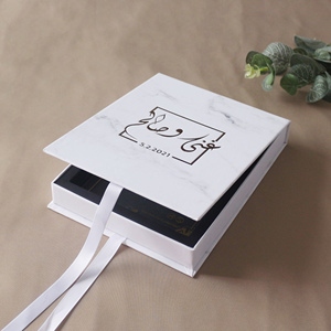 2026 New Arrivals Gorgeous Hardcover Party Invitations Luxury Design <strong>Card</strong> Handmade Custom Paper <strong>Wedding</strong> Invitation <strong>Boxes</strong> Thermal - Product Image 6