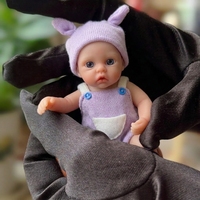 Poupée bébé réaliste en silicone souple de 6 pouces / 15 cm, anatomiquement correcte, corps entier, poupée fille