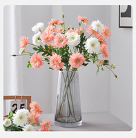 Luckygoods JH260812 Lange Steel Kunstbloem 4 Bloemen Kunstmatige Cosmos Bloem voor Bruiloft Bloemstuk Huis Tafeldecoratie