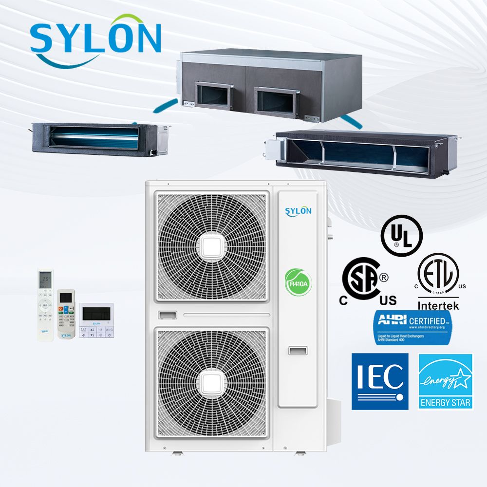 Кондиционер постоянного тока 12000 до 60000Btu R410a газовый воздуховодный кондиционер высокого качества