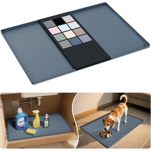 Eversoul Tapis en silicone portable <span class=keywords><strong>pour</strong></span> tiroirs <span class=keywords><strong>de</strong></span> <span class=keywords><strong>cuisine</strong></span>, étagères et placards, et <span class=keywords><strong>protection</strong></span> flexible <span class=keywords><strong>pour</strong></span> évier - Product Image 1