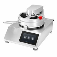 Machine de cuisson automatique commerciale pour sautés, avec couvercle rabattable, pour wok, robot culinaire pour cuisine de restaurant
