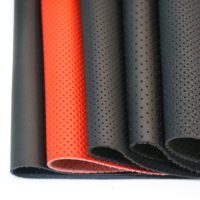 Cuir de siège de voiture en microfibre perforée, respirant, rafraîchissant, doux et durable de qualité supérieure pour l'intérieur des véhicules