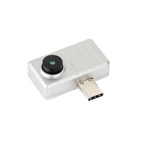 Kamera Pencitraan Termal IR Smartphone (B), Port Tipe-C, Plug and Play, Pilihan untuk 45 °   / 90 °   FOV, Casing Paduan Aluminium