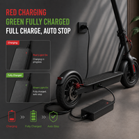 Chargeur de batterie intelligent 42V 2A de haute qualité pour trottinette électrique, station de charge intelligente pour batterie Li-ion, cordon d'alimentation