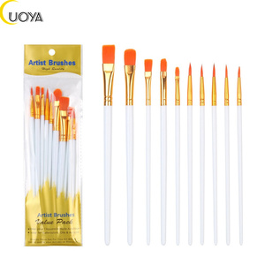 <strong>Best</strong> <strong>Brand</strong> Acrylic <strong>Paint</strong> <strong>Brushes</strong> for <strong>Artists</strong> Diverse Collection with Wood Handle and Nylon Hair for Painting - Product Image 5