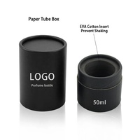 Emballage de luxe pour flacon de parfum en verre de 30 ml, 50 ml, 100 ml, boîte cylindrique en papier, emballage en tube de papier, boîtes cadeaux pour flacons de parfum