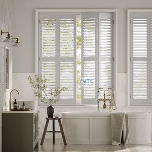 Volets <span class=keywords><strong>en</strong></span> PVC écologiques, volets <span class=keywords><strong>en</strong></span> plastique blanc bon marché, volets à lamelles <span class=keywords><strong>en</strong></span> vinyle DIY pour salle <span class=keywords><strong>de</strong></span> bain - Product Image 3