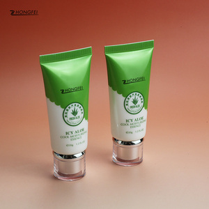 El mejor limpiador facial de fábrica, gel de aloe vera hidratante y lubricante, tubo vacío de plástico para loción con tapa roscada - Product Image 1