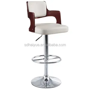 swivel Barstool in guangzhou wholesale plywood bar chair adjustable kitchen chair