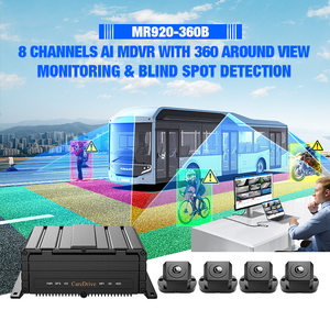 Alwaycare 360 AVM BSD กล้องติดรถบรรทุก 4 ช่องทาง AI MDVR 4G WiFi GPS พร้อมจอแสดงผลแบบแยกส่วน สำหรับรถบรรทุกหนัก ระบบจัดการกลุ่มรถขนส่ง - Product Image 5