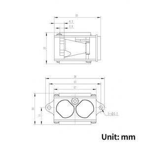 Laser Rangefinder mô-đun 50m <span class=keywords><strong>UART</strong></span> 50m không-liên hệ với khoảng cách laser cảm biến dưới nước 905 nm Robot Laser mô-đun đo lường - Product Image 2