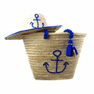 Elegant High Quality <b>Navy</b> <b>Hat</b> and BasketBeautiful Item - Product Image 1