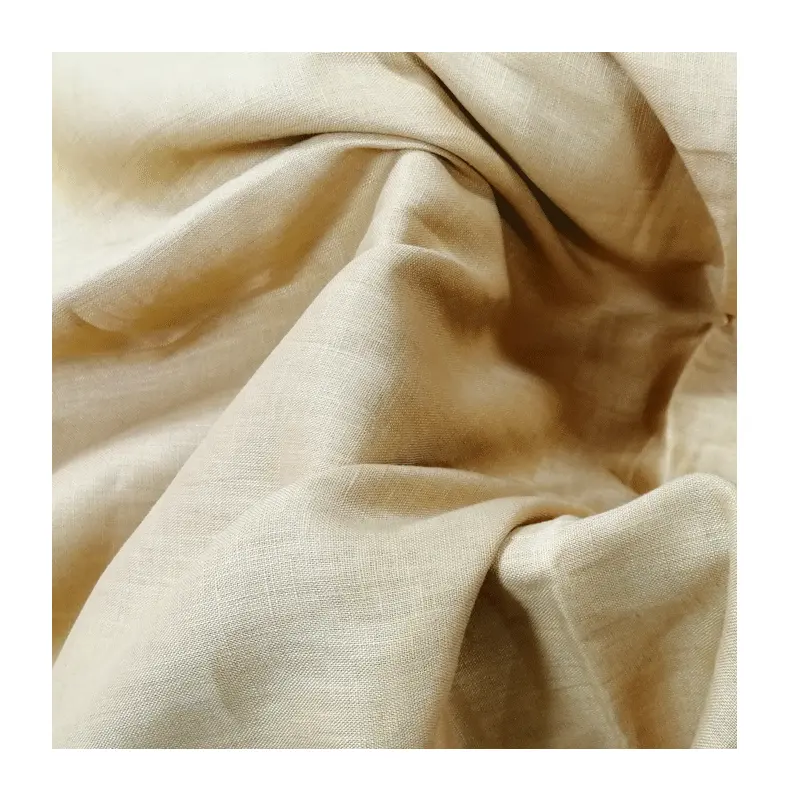 Inventario de fabricantes de telas de lino puro de alta calidad 100% precios de descuento de lino teñido plano soporte personalización