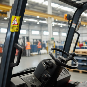 Autocollant en vinyle sur le thème des règles de sécurité pour les conducteurs, à utiliser à l'intérieur de l'usine comme cadeau promotionnel - Product Image 2