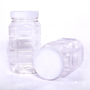 Clear PET plastic food grade honey bottle/jar/storage tank