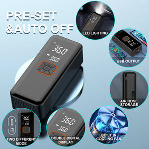 Compresor de aire efectivo para ruedas Sedán, bomba infladora de neumáticos de coche, imprescindible para conductores de Sedán - Product Image 2