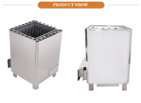FANLAN 15 kW – Chauffe-vapeur électrique en acier inoxydable pour sauna, idéal pour les grandes salles de sauna traditionnelles