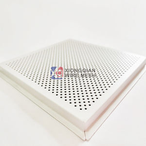 Panneau insonorisant de haute qualité barrière phonique barrière anti-bruit mur perforé <span class=keywords><strong>feuille</strong></span> de barrières sonores pour plafond - Product Image 4