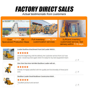 דיזל מיני 4x4 backhoe גלגל מעמיס מנוע וhuade הידראולי גליל 1-שנה אחריות ציוד בנייה כבד - Product Image 6