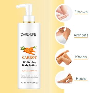 Cosmétique Halal, logo personnalisé, végétalien, meilleure lotion pour le corps à l'acide hyaluronique et à la carotte, hydratante et éclaircissante, pour l'hiver - Product Image 4