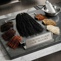 Extensions de Cheveux Humains Vierges Remy 100% Naturels, Bouclés Crépus Brésiliens, Certifiées CE ROHS, Qualité Supérieure pour Tissage