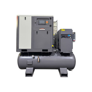 Compresseur d'air à vis rotatif intégré Vortek 22KW 30HP 4-en-1, refroidi par air, avec réservoir de 500L - Product Image 1