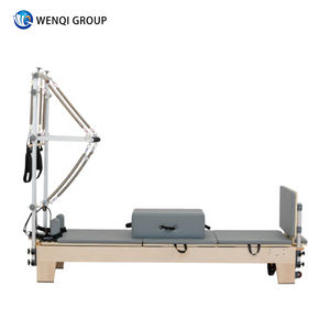 Équipement de Pilates Reformer personnalisé de haute qualité en bois d'érable, modèle <span class=keywords><strong>GS800</strong></span>, pour studio de Pilates, salle de sport et fitness, garantie 5 ans - Product Image 5