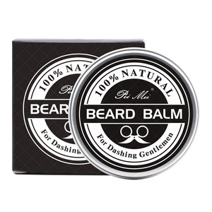 100% Naturel Organique Pur Soin De <span class=keywords><strong>la</strong></span> Barbe Croissance Baume À Barbe pour Hommes - Product Image 1