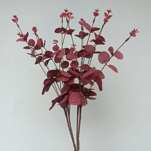 Ramas de tallos de eucalipto esmeriladas y polvorientas artificiales de eucalipto, relleno de ramo, maceta colgante de cocina, maceta de eucalipto a la venta, para uso en la cocina - Product Image 3