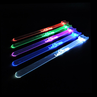 Bracelet à LED avec LOGO personnalisé Bracelets de fête à LED fantaisie Bracelet lumineux à LED Bracelets à LED jouets lumineux Bracelets à LED