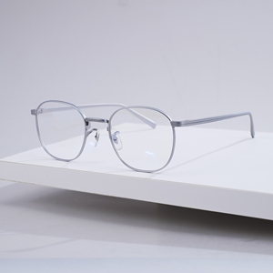 Monturas de Gafas de Titanio Puro de Lujo, Diseño Geométrico, Gafas Ópticas Panto, Ultraligeras, con Recubrimiento IP, Monturas para Prescripción - Product Image 3