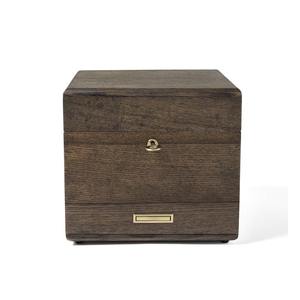 Premium Ash Wooden Stash Box-Caja de cigarros Hermética Lavable Latón <span class=keywords><strong>Doob</strong></span> tubo Amoladora Tarro de vidrio Cenicero de hormigón Encendedor - Product Image 3
