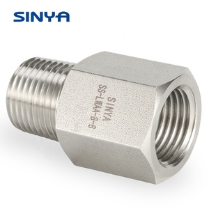 En Acier inoxydable 316 Raccord de tuyau Réducteur <span class=keywords><strong>Adaptateur</strong></span> 1/8 "NPT Femelle X 1/16" NPT Mâle 316 En acier inoxydable BSP mame - Product Image 1