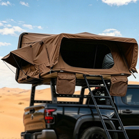 Tente de toit rigide en plastique ABS imperméable pour voiture 4x4, 2 personnes, 4 saisons, avec logo personnalisé en gros