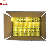 Sacs poubelles réutilisables en PE avec cordon de serrage, personnalisables avec logo, impression flexo à 100% de couverture pour usage domestique