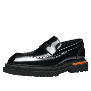 Zapatos de Vestir Formales de Cuero para Hombre, Plataforma Elevada, Estilo Retro, de Cuero Vacuno Genuino, Talla Grande - Product Image 6