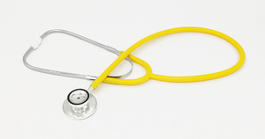 Estetoscopio de cardiología de doble cabezal para adultos, azul acero, clase II, manual, económico, para uso en hospitales y clínicas - Product Image 6